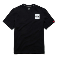 THE NORTH FACE Printing Small Logo Short Sleeve Couple Style Black NT7UL13A