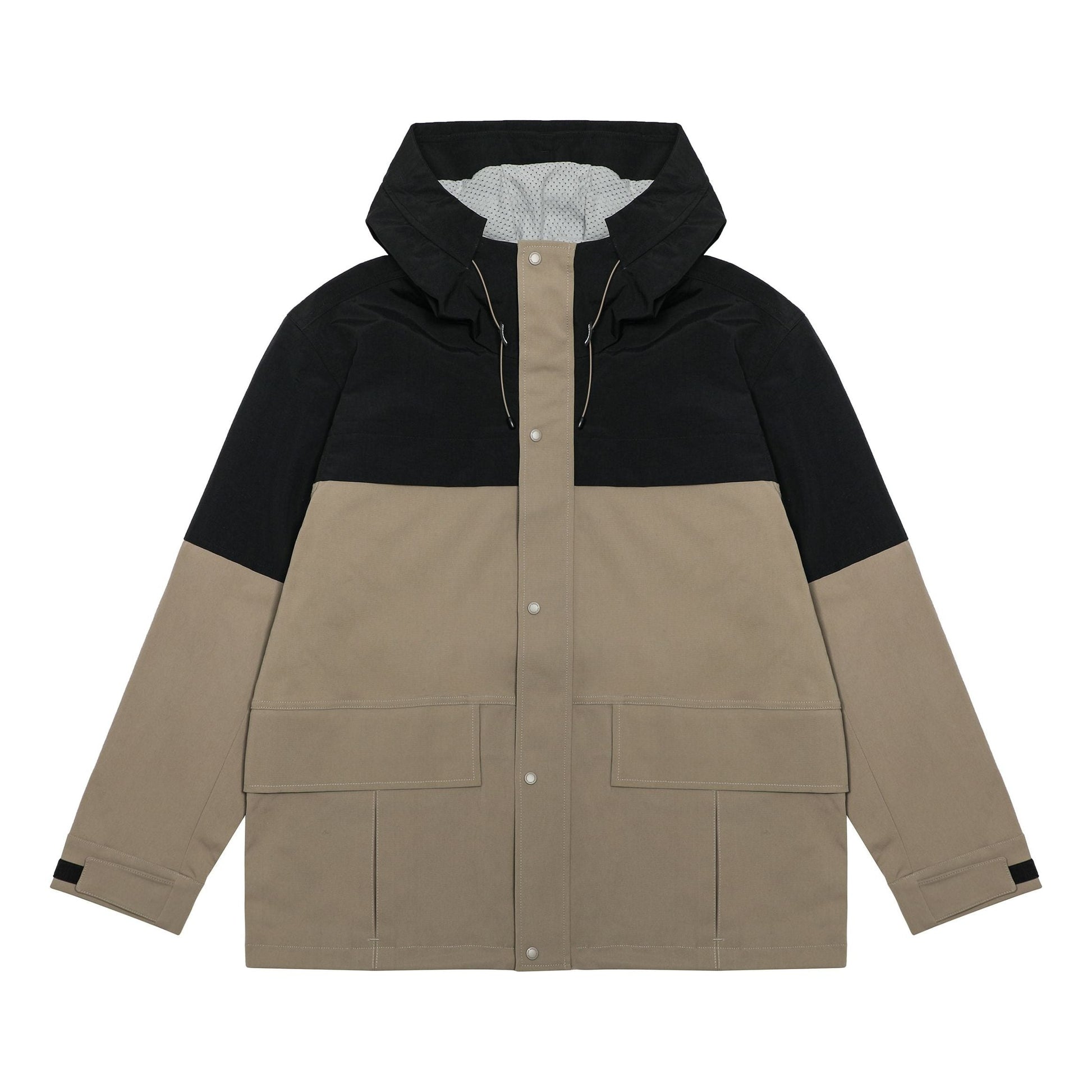 New Balance Detachable Hooded Two-In-One Woven Solid Jacket Asia Sizing 'Khaki' AMJ23315-DRI