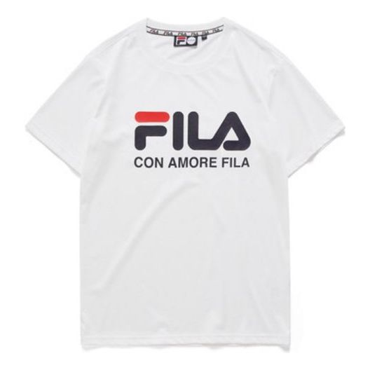 FILA Fusion Short Sleeve 2019 Sports White T51M929150FWT