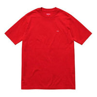 Supreme SS18 Small Box Tee Red Small Label Embroidered Logo Short Sleeve Unisex SUP-SS18-0098