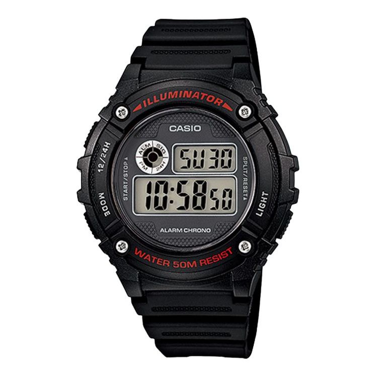 CASIO G-Shock Digital 'Black' W-216H-1A