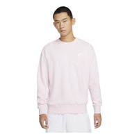 Nike Sportswear Club French Terry Crew Sweatshirt Asia Sizing 'Pink Foam' BV2667-663