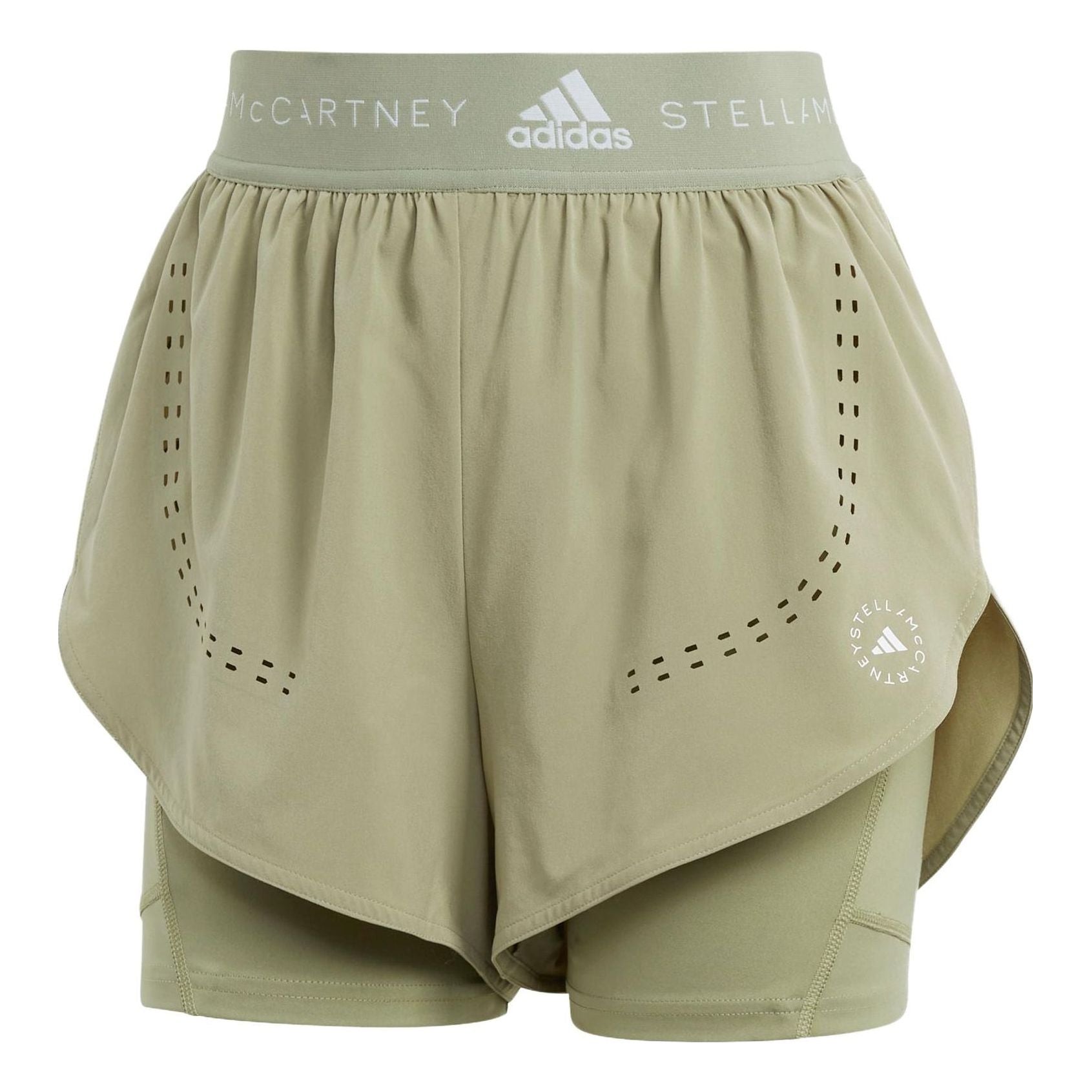 (WMNS) adidas Truepurpose Two-in-one Shorts 'Olive Green' HS0985