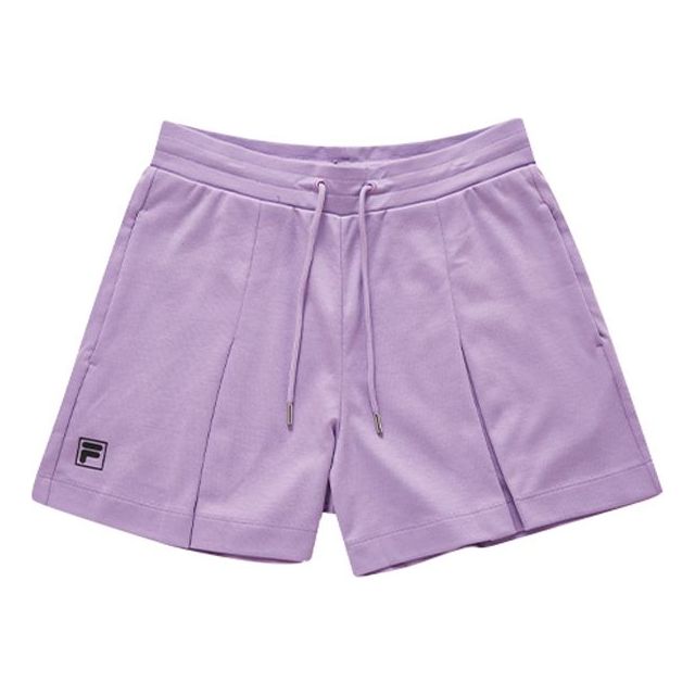 (WMNS) FILA Side Drawstring Sports Shorts Purple T11W021604F-VT