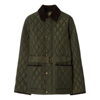 (WMNS) Burberry 25 Quilted Nylon Jacket 'Green' 81103771