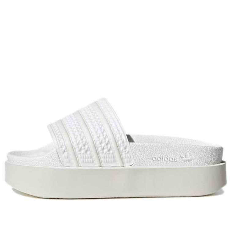 (WMNS)adidas Adilette Bonega Slides 'Triple White' GY0886