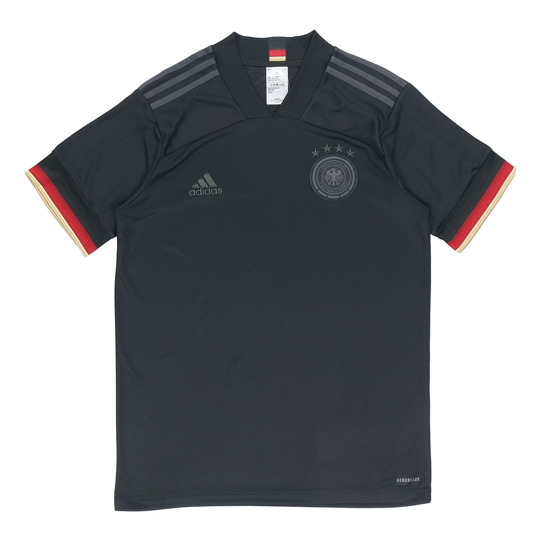 adidas Germany Away Fan Edition Casual Sports Training Soccer/Football Black EH6117