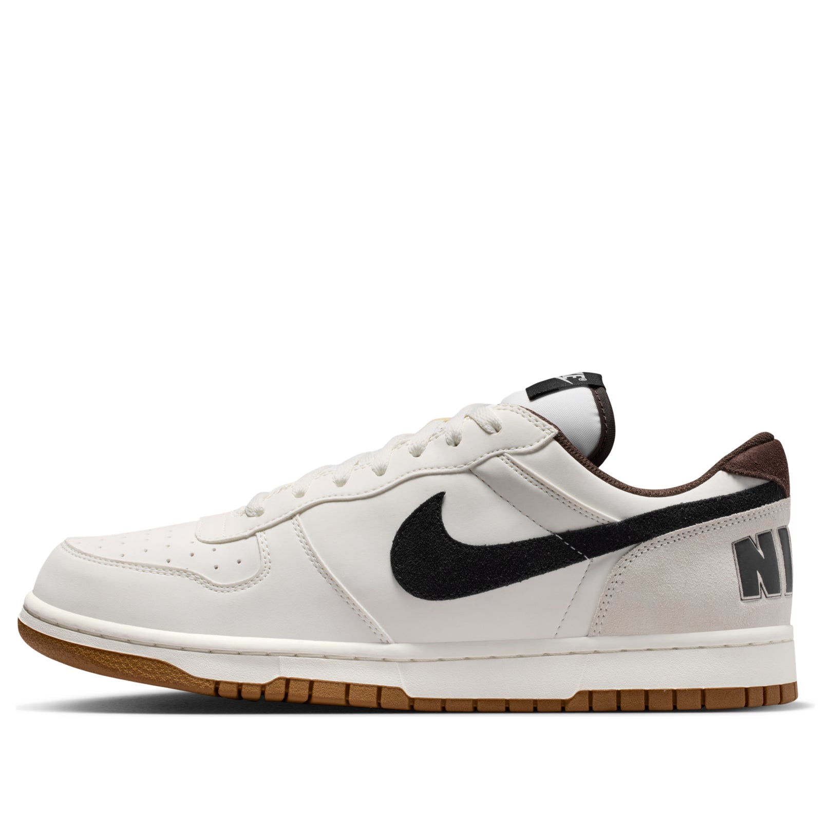 Nike Big Low Lux 'Sail White Medium Brown Black' 854166-101