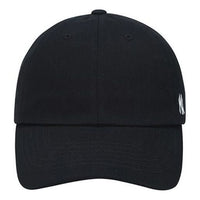 MLB Side Small logo Solid Color Baseball Cap Black 32CPKS911-05L