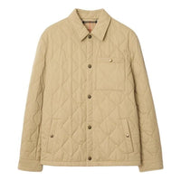 Burberry 25 Long Sleeved Quilted Gabardine Jacket 'Beige' 81101801