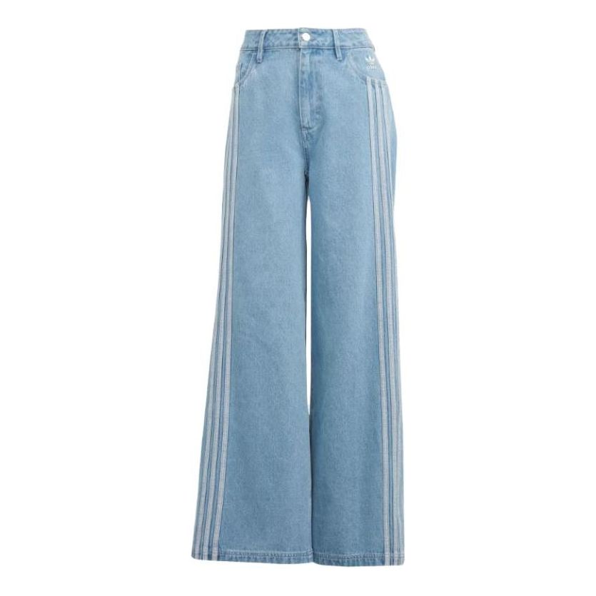 (WMNS) adidas originals Neutral Court Denim Pants 'Blue' IS5249