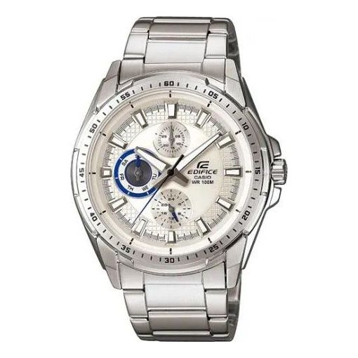 Men's CASIO Edifice Series Quartz Movement Watch Silver Mens EF-336D-7AV