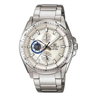 Men's CASIO Edifice Series Quartz Movement Watch Silver Mens EF-336D-7AV