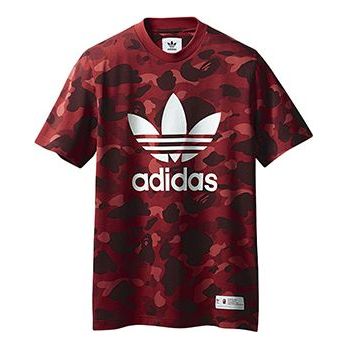 adidas x A Bathing Ape adicolor T-Shirt 'Raw Red' DP0192