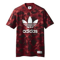 adidas x A Bathing Ape adicolor T-Shirt 'Raw Red' DP0192