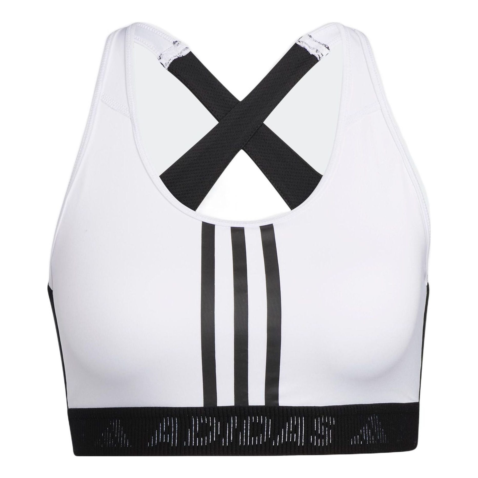 (WMNS) adidas DonAsia Sizing 't Rest 3-Stripes Bra 'White Black' GL0585