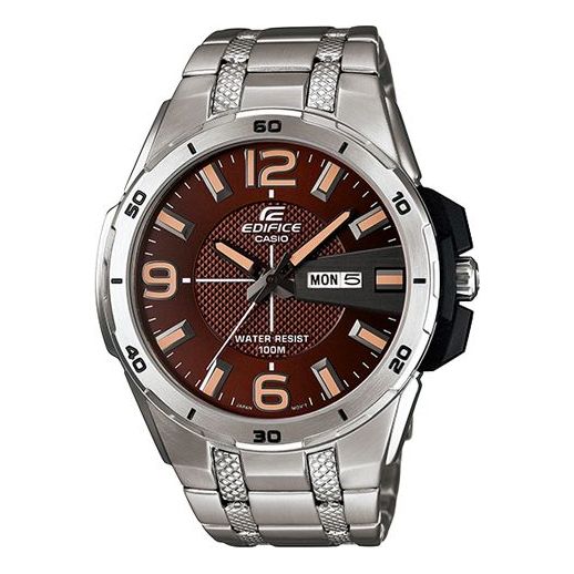 CASIO EDIFICESerieseses Men ses Red Mens Wine Red Analog EFR-104D-5A