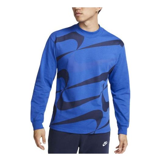 Nike Sportswear Long-Sleeve T-Shirt 'Blue' DX4225-480