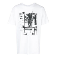 Off-White SS22 Arrow Pattern Printing Round Neck Short Sleeve White OMAA027F191850070110