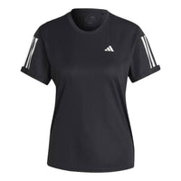 (WMNS) adidas Own the Run T-Shirt Asia Sizing 'Black' IC5188