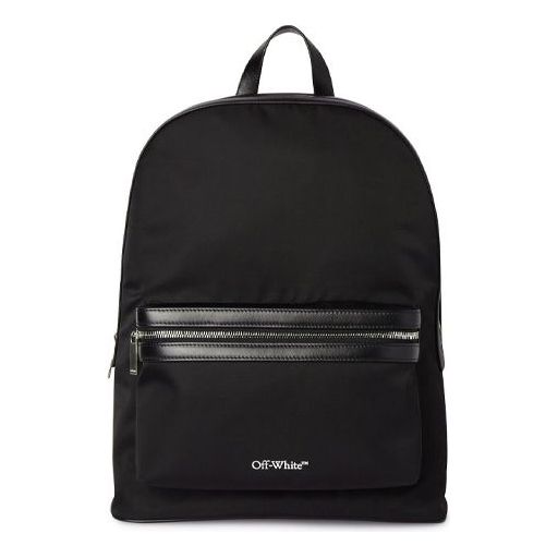 Off-White Core Round Logo Print Backpack 'Black' OMNB105F23FAB0011000