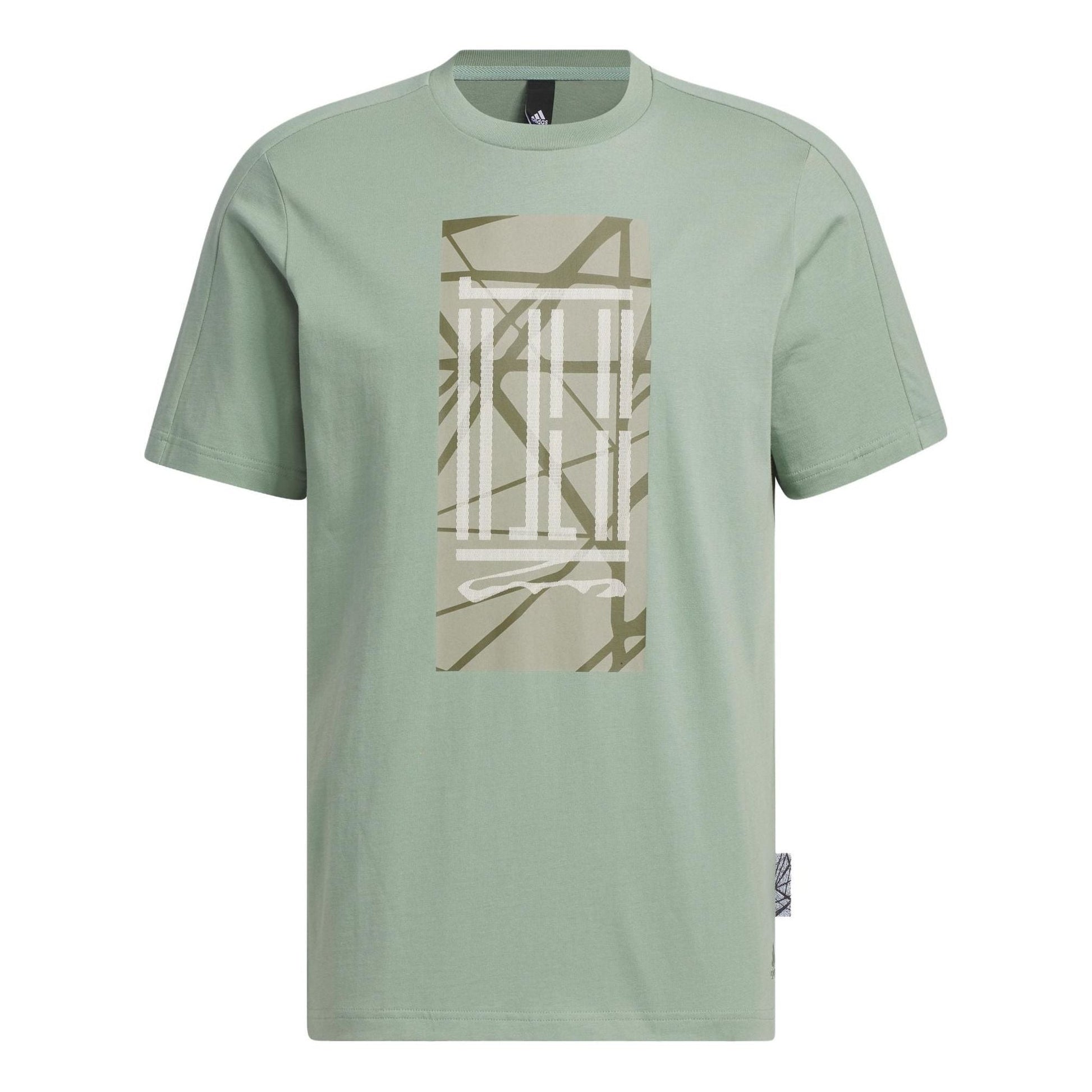 adidas Wuji Sportswear T-shirts 'Olive Green' IA8148