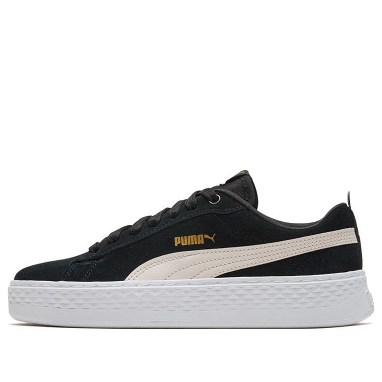 (WMNS) PUMA Smash Platform SD Black/Pink 366488-13