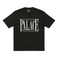 PALACE PE T-SHIRT BLACK Minimalistic Square Alphabet Logo Short Sleeve Unisex P20TS138