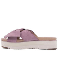 (WMNS) UGG Bow Open Toe Pink Red Slippers 1099803-PDW