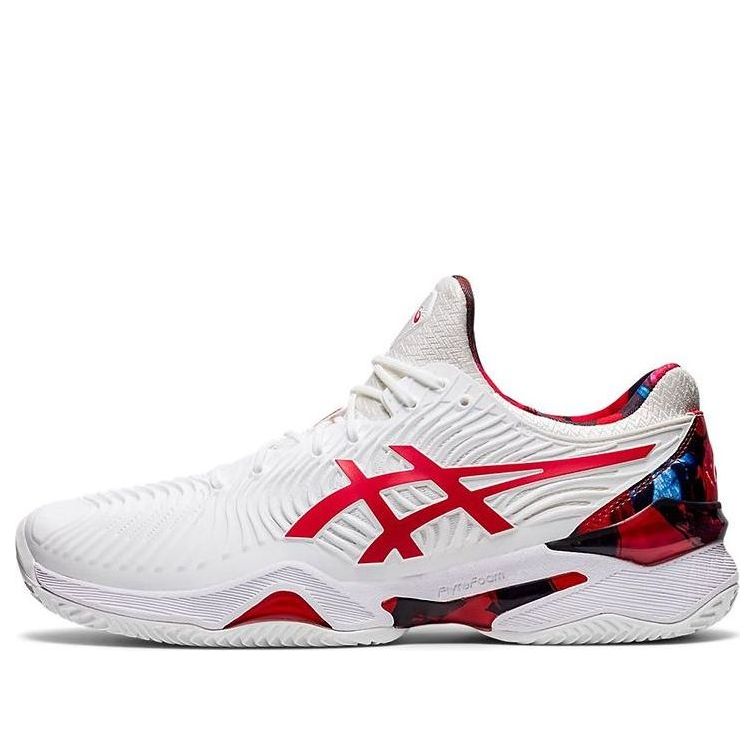 ASICS Court FF Novak Clay L.E. 'White Red' 1041A210-110