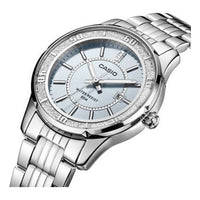 CASIO Stainless Steel Strap Blue Dial Blue Analog LTP-1358D-2A