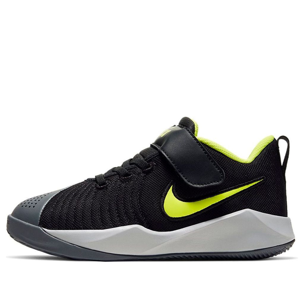 (PS) Nike Team Hustle Quick 9 'Black Lemon Venom' AT5299-007