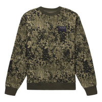 Vans Rain Camo Crew Sweatshirt 'Green' VN0008UKCBI