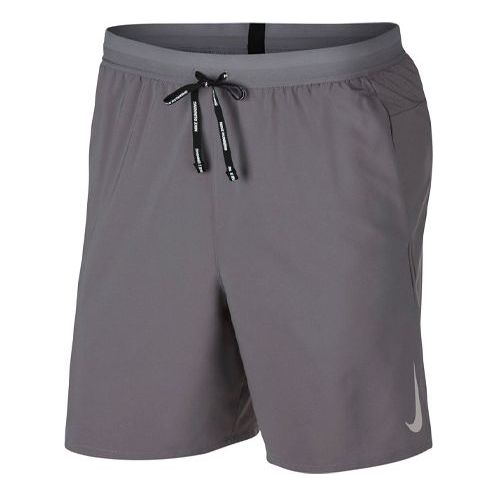 Men's Nike Flex Stride 7 Running Gray Shorts AJ7780-056