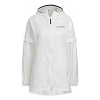 (WMNS) adidas Terrex Windbreaker Jacket 'White' HY4699