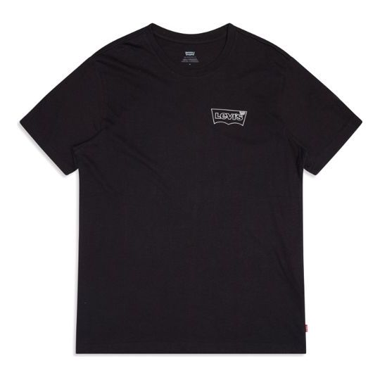 Men's Levis Small Label Logo Short Sleeve Black 22489-0254
