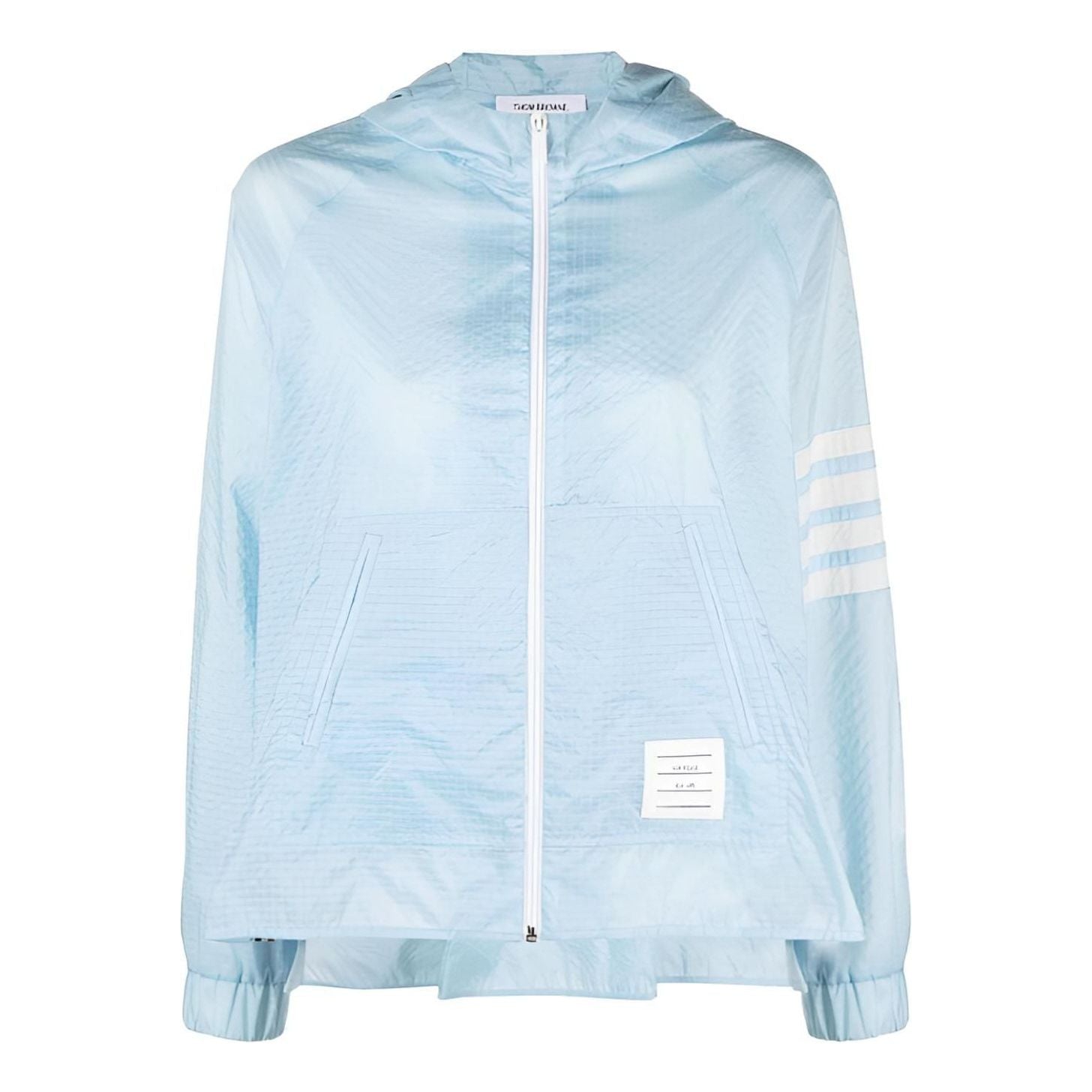 (WMNS) THOM BROWNE Windbreaker Jumper Jacket 'Blue' FJT316A-F0517-460