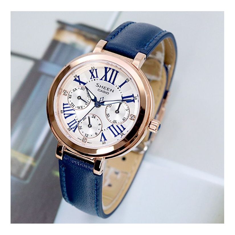 CASIO SHEEN Serieses Rose-gold Rose Gold Analog SHE-3034GL-7C