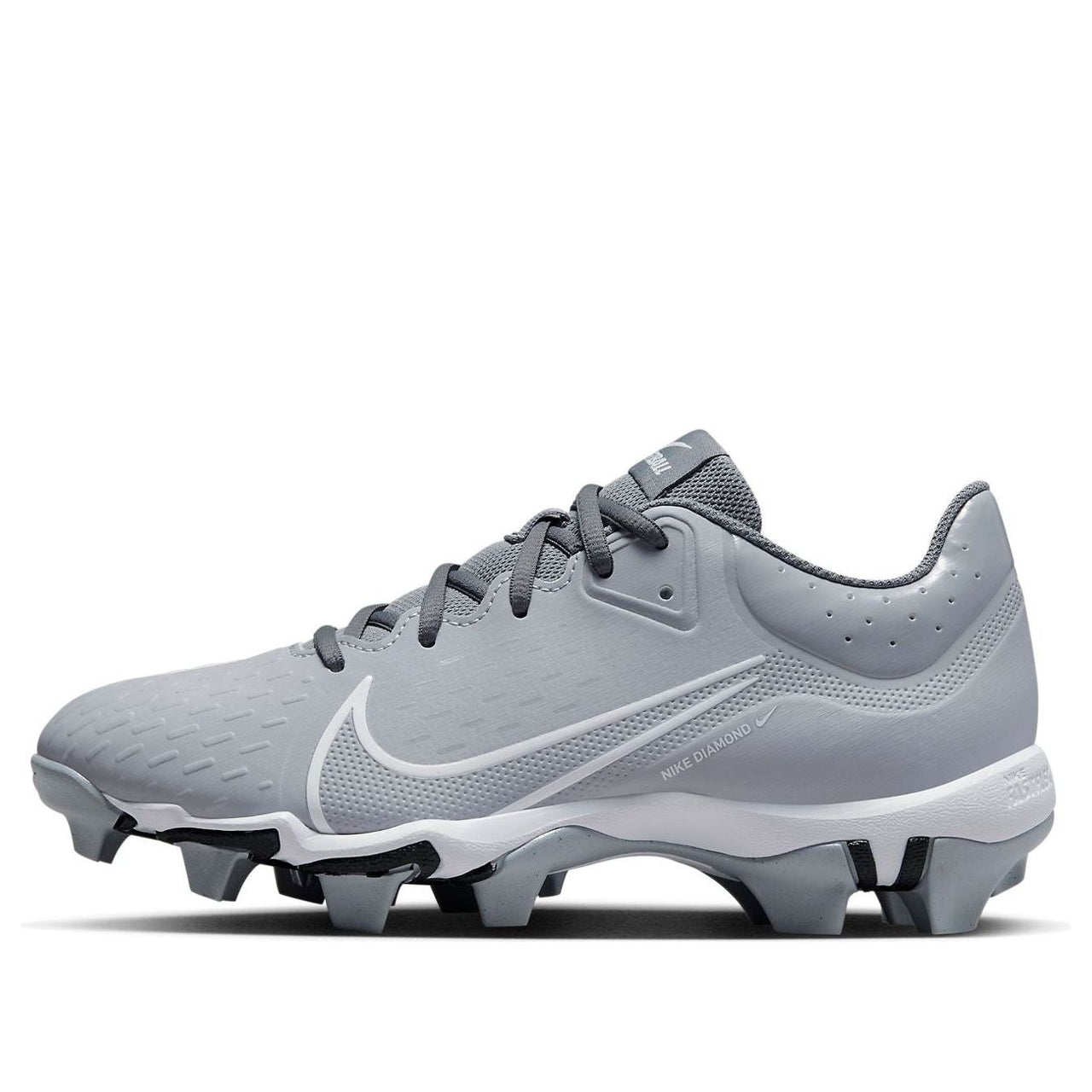 (WMNS) Nike Hyperdiamond 4 Keystone 'Grey Pure Platinum White' CZ5918-012