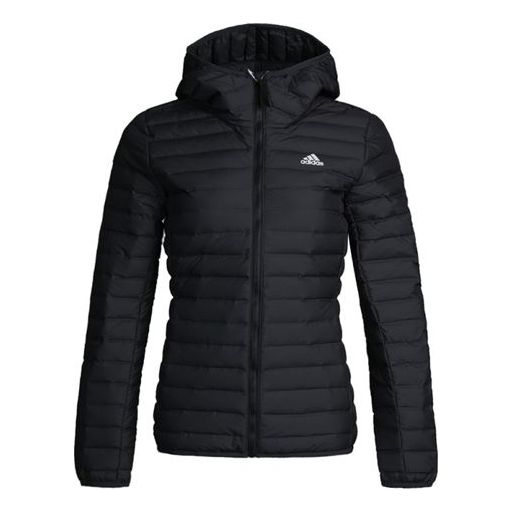(WMNS) adidas Varilite Soft Hooded Jacket 'Carbon' CY8735
