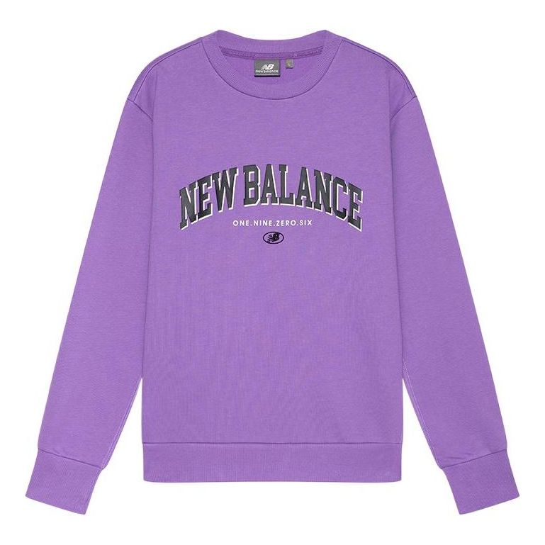 New Balance Sweatshirt Asia Sizing 'Purple' 5CC17083-PUR