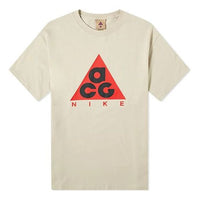 Nike acg giant log Printing Short Sleeve Khaki Light khaki CV1532-221