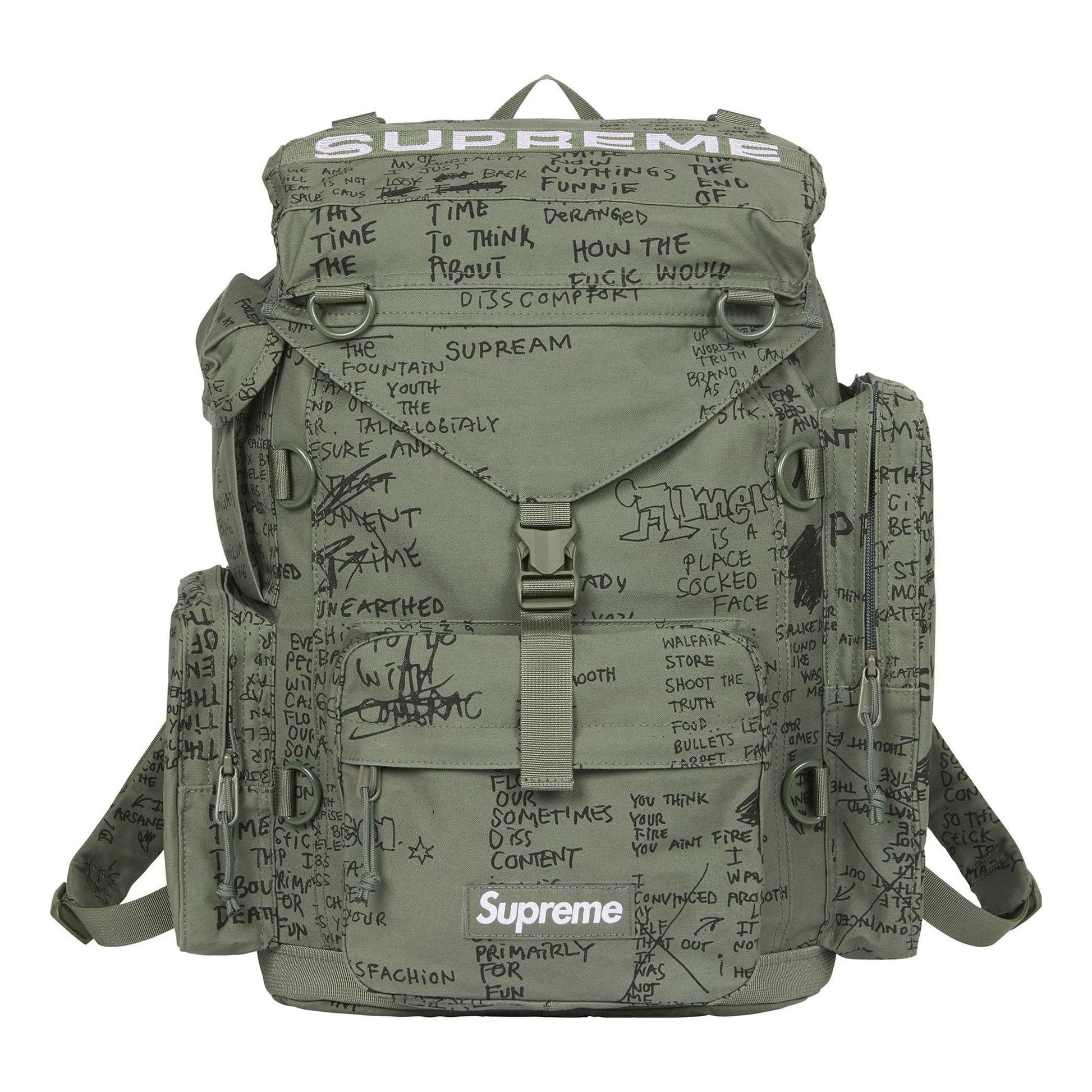 Supreme Field Backpack 'Olive Green Black' SUP-SS23-1091