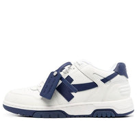 Off-White Out Of Office Low-Top Sneakers 'White Navy' OMIA189C99LEA0040142