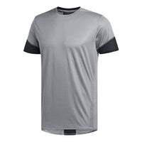 adidas Casual Sports Running Round Neck Short Sleeve Gray EI6317