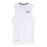 Men's Nike Pro Logo Training Tight White Vest BV5601-100