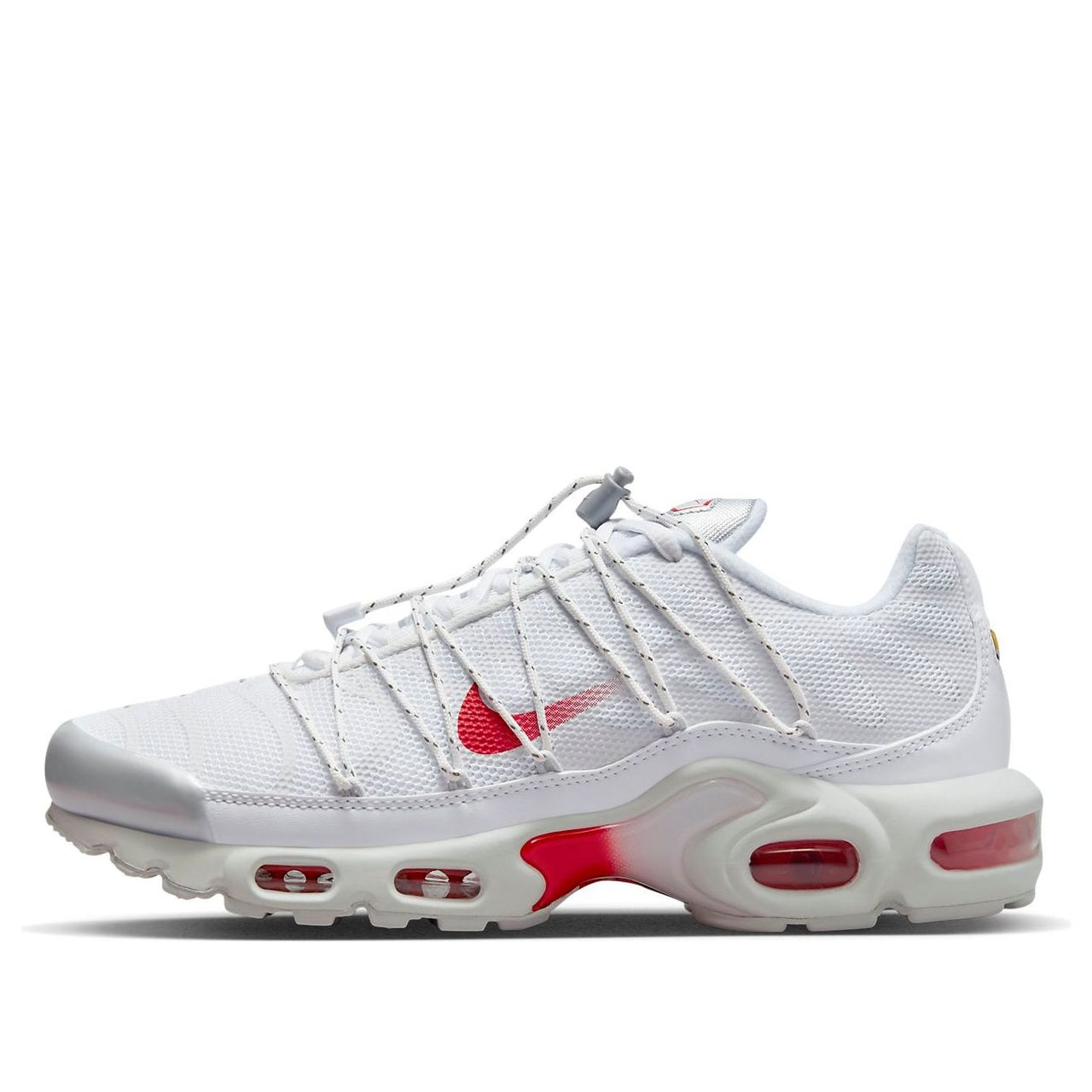 (WMNS) Nike Air Max Plus Utility 'White Red' FN3488-100