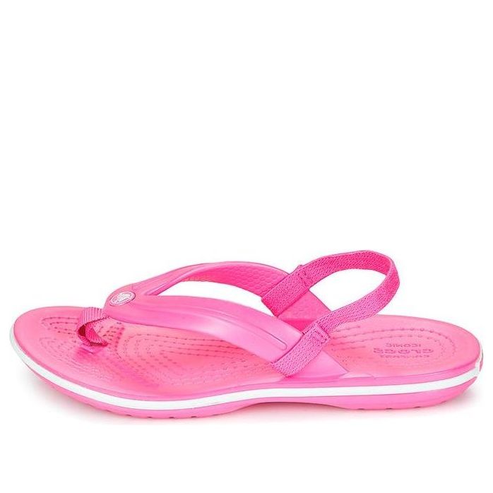 (GS) Crocs Crocband Flip-Flops 'Electric Pink' 205777-6QQ