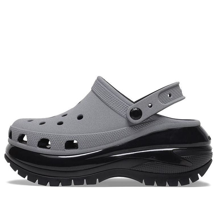 Crocs Mega Crush Reflective Clogs 'Grey Black' 209172-1LP