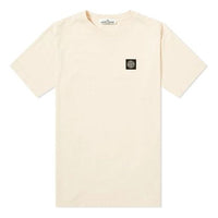 STONE ISLAND Garment Dyed Patch Logo Tee Logo Tee 721524113-V0090